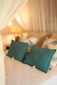Postel nebo postele na pokoji v ubytování La Cabane du Pecheur