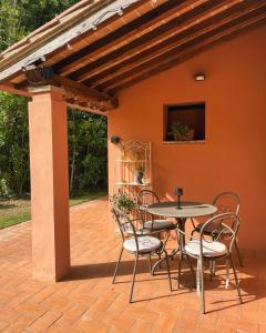 Patio nebo venkovní prostory v ubytování Agriturismo Due Comuni