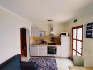Kuchyň nebo kuchyňský kout v ubytování Apartments Plavčić