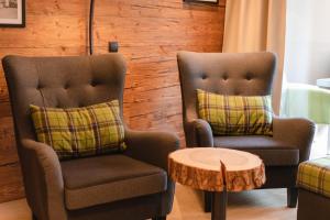 Posezení v ubytování Boutiquehotel Grandau