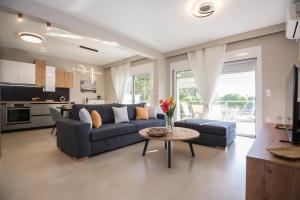 Kuchyň nebo kuchyňský kout v ubytování Maistros Home