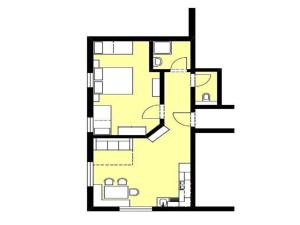 Plán poschodí v ubytovaní Landhaus Dajana