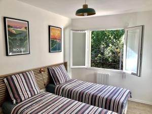 Galeriebild der Unterkunft BEACH HOUSE DE CHARME A MESSANGES. LA MAISON BLEUE in Messanges + 34 Fotos