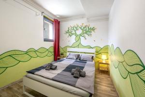 Posteľ alebo postele v izbe v ubytovaní Island Hostel Budapest