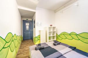 Posteľ alebo postele v izbe v ubytovaní Island Hostel Budapest