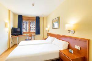 TV a/nebo společenská místnost v ubytování Hostal Alda Río Duero