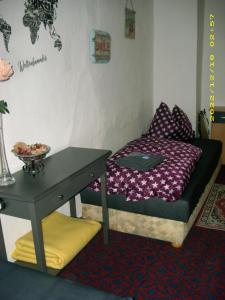 Postel nebo postele na pokoji v ubytování scheels-ferienwohnung