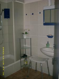 Koupelna v ubytování scheels-ferienwohnung