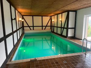 Bazén v ubytování Traumhaus am Wald 2 nebo v jeho okolí