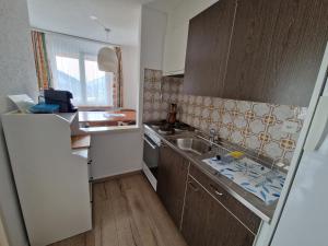 Cuina o zona de cuina de Sunnuhubil Leukerbad