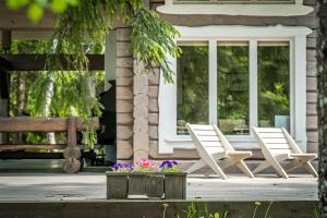 Zahrada ubytování Meretuule Holiday Home