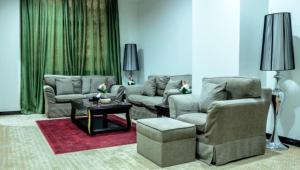 Et sittehjørne på Doha Dynasty Hotel