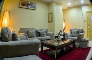Et sittehjørne på Doha Dynasty Hotel