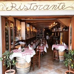 A restaurant or other place to eat at Albergo Ristorante Montebaldo