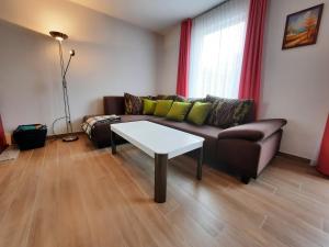 Posezení v ubytování Ferienhaus Emelie Geiseltalsee