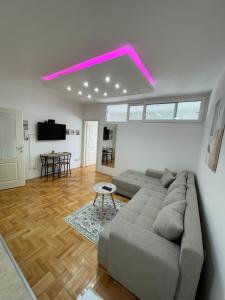 Una televisión o centro de entretenimiento en Apartman Spark