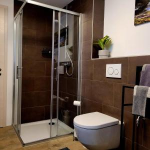 Koupelna v ubytování Ferienwohnung Am Hochfeld