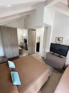 TV a/nebo společenská místnost v ubytování B&B Venere