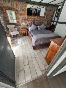 Postel nebo postele na pokoji v ubytování Hotel b&b altes hinterhäusel