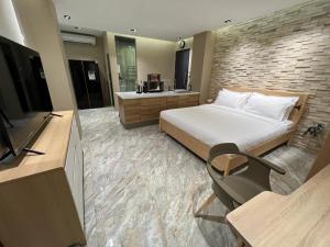 TV a/nebo společenská místnost v ubytování Choska Residence
