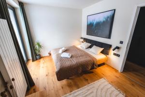 Postel nebo postele na pokoji v ubytování Apartmán Místo Na Vzduchu