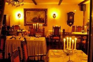Reštaurácia alebo iné gastronomické zariadenie v ubytovaní Podewils Old Town Gdansk