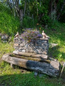 Ein Garten an der Unterkunft Superbe ferme rénovée en chalet de luxe en PLEINE NATURE