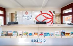 Lobby alebo recepcia v ubytovaní Tisza-tó Apartmanpark