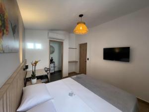 TV a/nebo společenská místnost v ubytování Vita Hotel Boutique