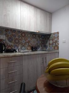 Kuchyň nebo kuchyňský kout v ubytování Rafailia's House