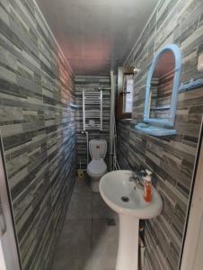 Koupelna v ubytování Hotel Veshagi