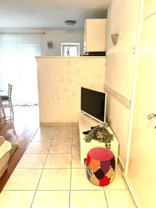 TV a/nebo společenská místnost v ubytování Apartment Split-Dvor