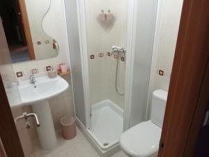 Kúpeľňa v ubytovaní Piso Alerín
