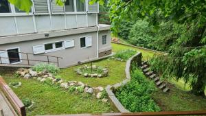 Zahrada ubytování Apartment Tonica