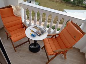 Posezení v ubytování Vasiliu Boutique Hotel Ksamil