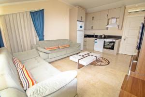 Kuchyň nebo kuchyňský kout v ubytování Nokta Faralya Suit Apart, Fethiye, Ölüdeniz