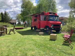 Zahrada ubytování Fristad Hostel Vitsand