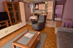 TV a/nebo společenská místnost v ubytování Apartment Granum