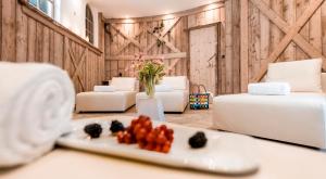 Postel nebo postele na pokoji v ubytování Hotel La Perla