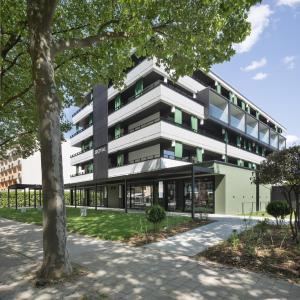 an external view of a building at Das Royal in Bad Füssing