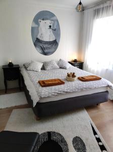 Ein Bett oder Betten in einem Zimmer der Unterkunft Studio White Bears