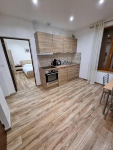 Virtuvė arba virtuvėlė apgyvendinimo įstaigoje L'Oasis Moderne
