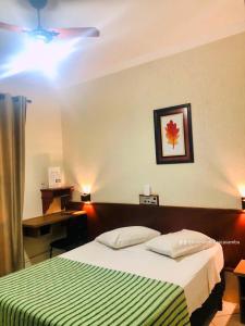 Postel nebo postele na pokoji v ubytování Hotel de Minas
