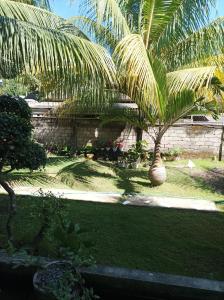 Κήπος έξω από το Merendeng Hostel Kuta