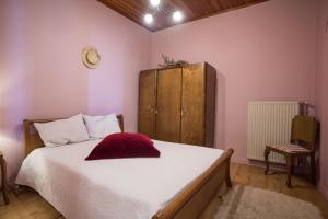 Posteľ alebo postele v izbe v ubytovaní Guesthouse Simou with view 3 bedrooms