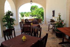 Restaurace v ubytování Masseria Peppeturro