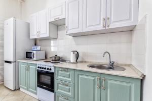 Kuchyň nebo kuchyňský kout v ubytování Expo residence + 2 fotografie