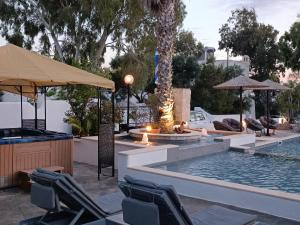 Bazén v ubytovaní Naxos Summerland resort alebo v jeho blízkosti