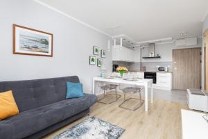 Kuchyňa alebo kuchynka v ubytovaní Green Square Apartments Świnoujście by Noclegi Renters
