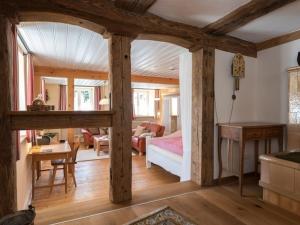 Postel nebo postele na pokoji v ubytování Haus Belchenwind